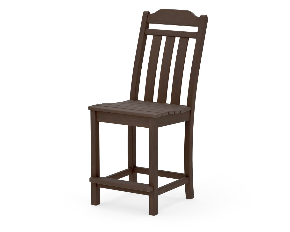 POLYWOOD Cottage Counter Side Chair in Kona