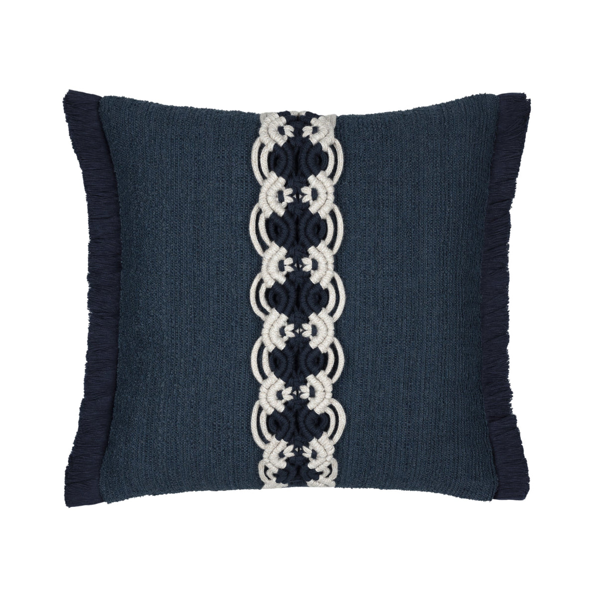 Elaine Smith Distinction Indigo Outdoor Pillow