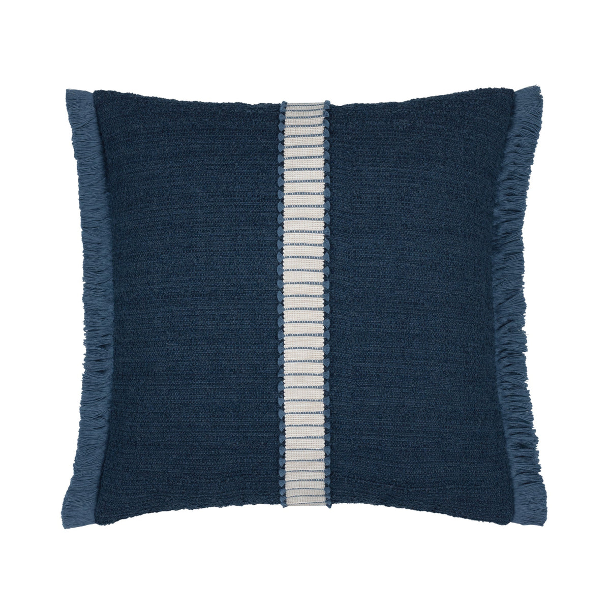 Elaine Smith Deluxe Indigo Outdoor Pillow
