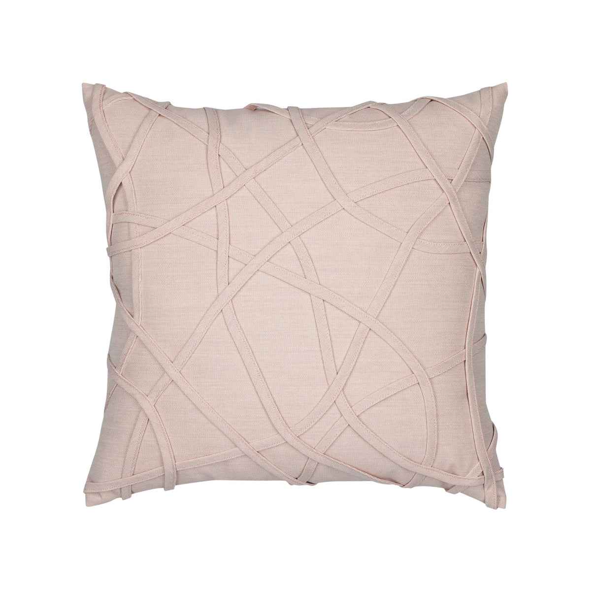 Elaine Smith Illusion Blush outdoor pillow, red and pink - view 2