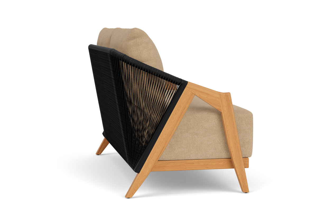 Lloyd Flanders Alpine Loveseat with Hayden Sand fabric, view 5