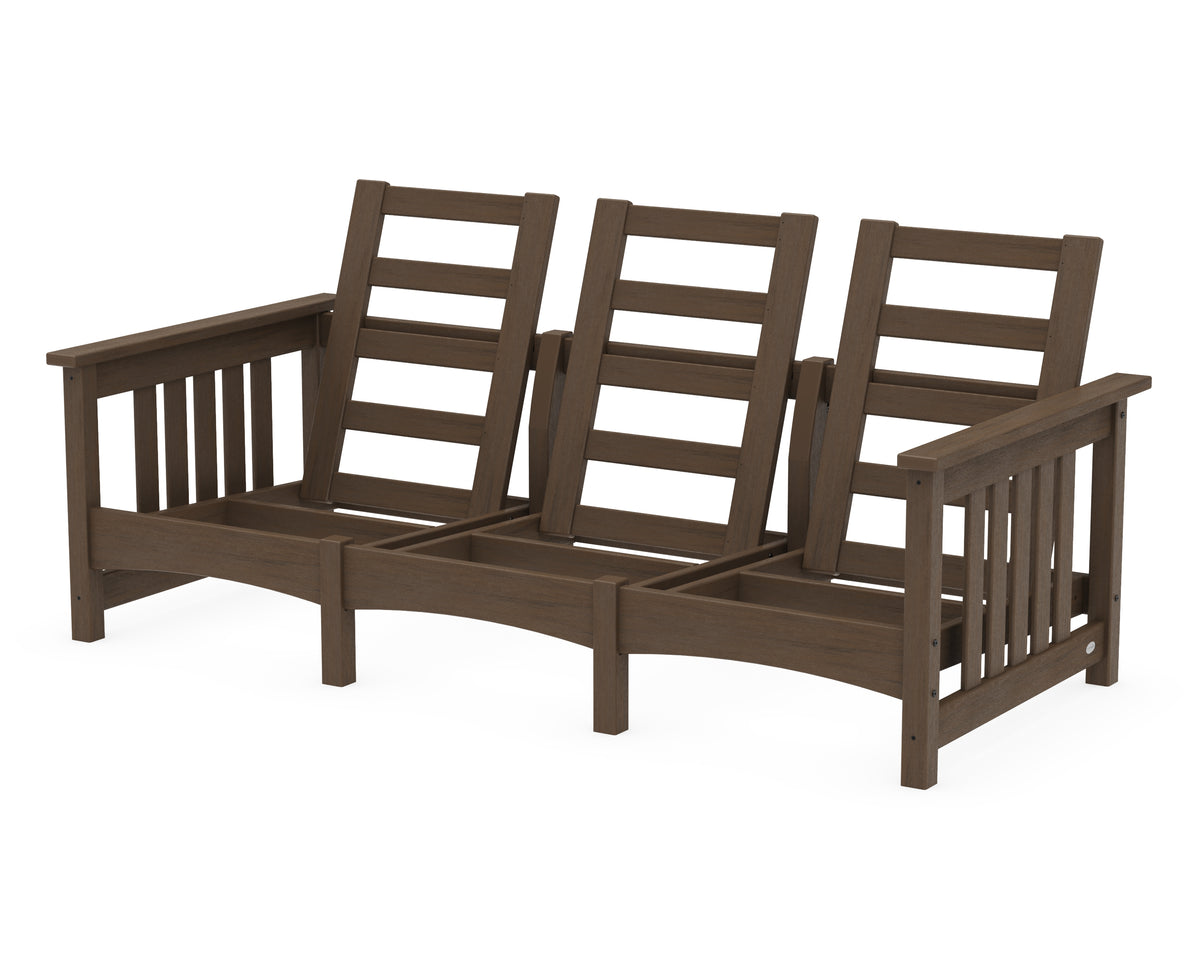 POLYWOOD Club Mission Sofa Frame in Kona