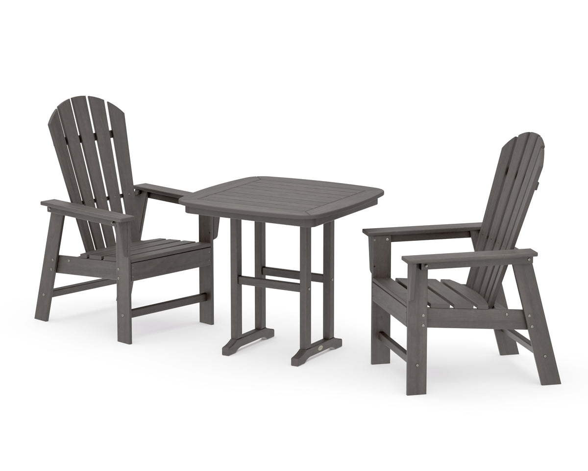 POLYWOOD South Beach 3-Piece Dining Set in Driftwood