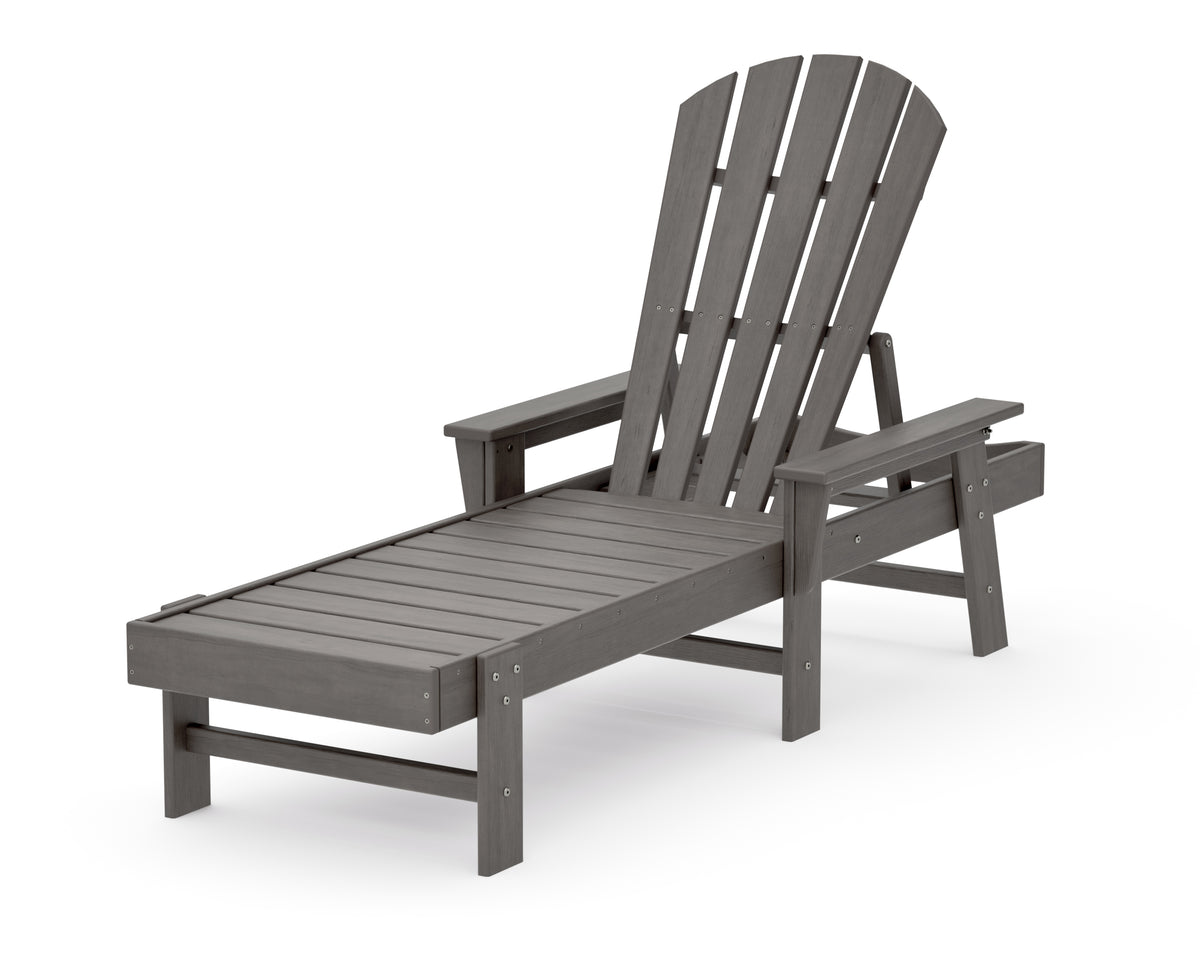 POLYWOOD South Beach Chaise in Driftwood