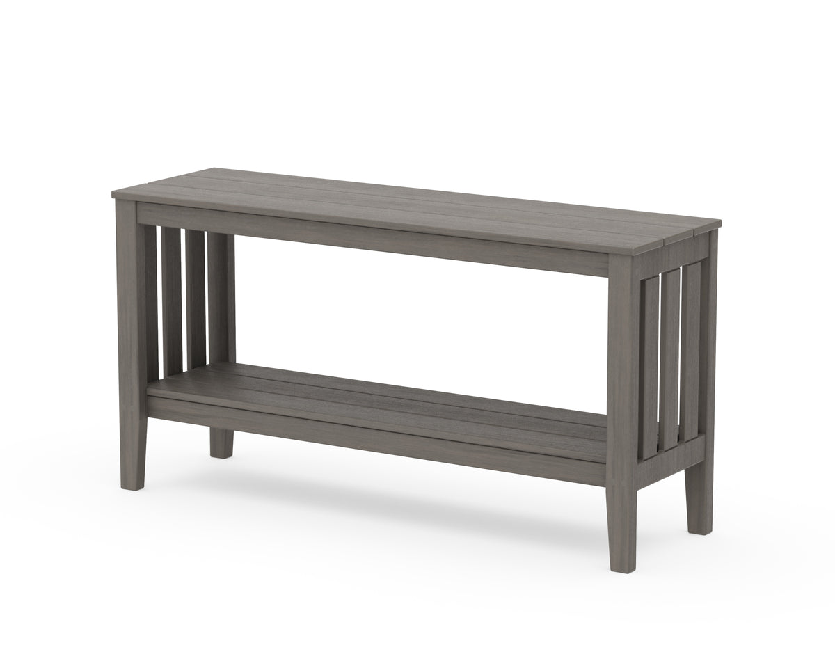 POLYWOOD Acadia 56” Console Table in Driftwood