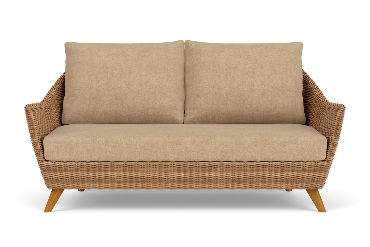 Lloyd Flanders Tobago Loveseat with Hayden Sand fabric