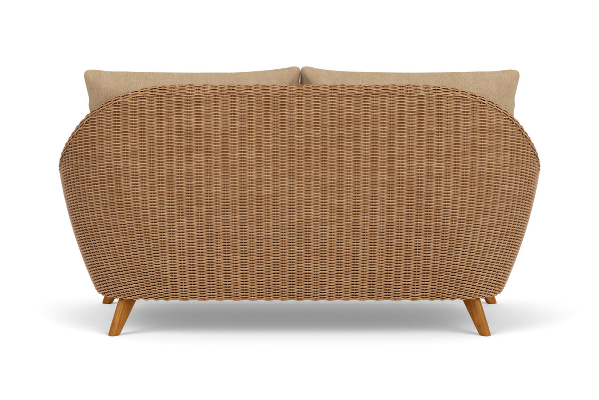 Lloyd Flanders Tobago Loveseat with Hayden Sand fabric, view 7