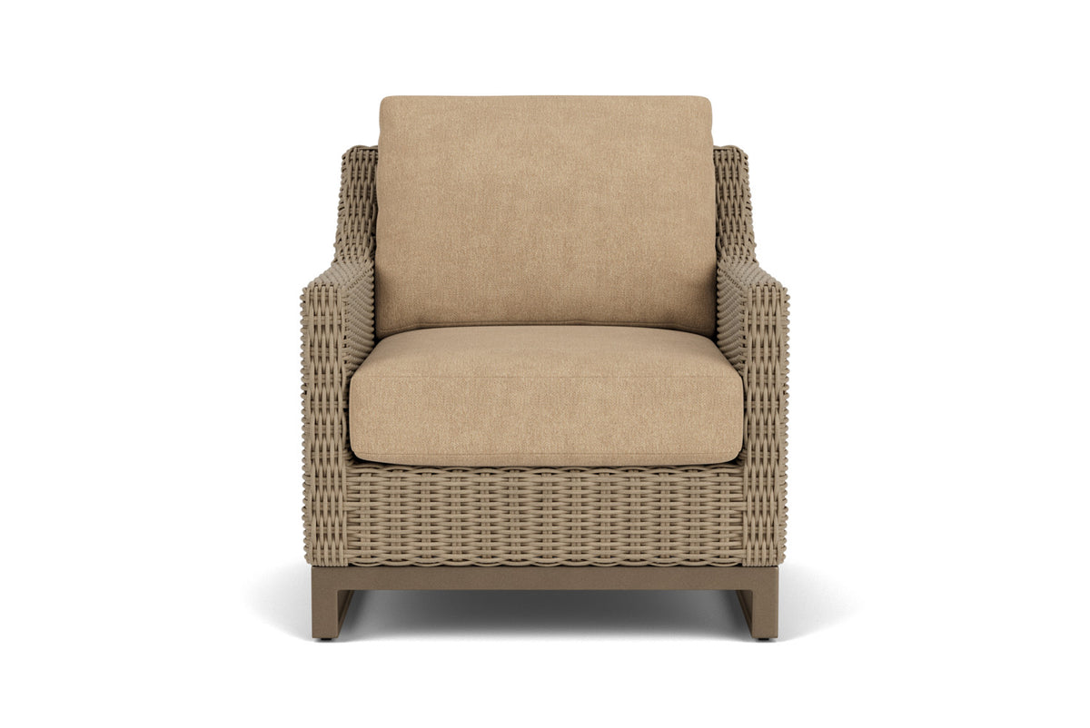 Lloyd Flanders Milan Lounge Chair with Hayden Sand fabric