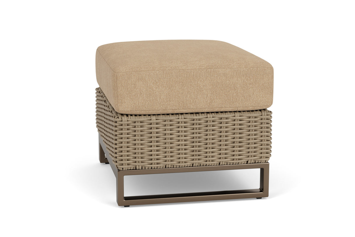 Lloyd Flanders Milan Ottoman with Hayden Sand fabric, view 9