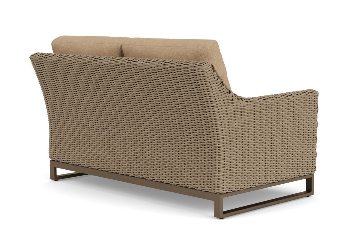 Lloyd Flanders Milan Loveseat with Hayden Sand fabric, view 6