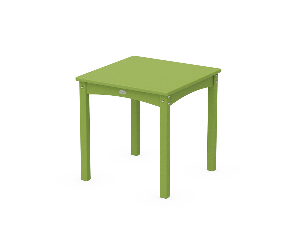 POLYWOOD Kids 24" Dining Table in Lime