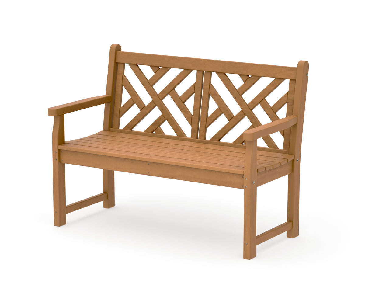 POLYWOOD Chippendale 48" Bench in Natural