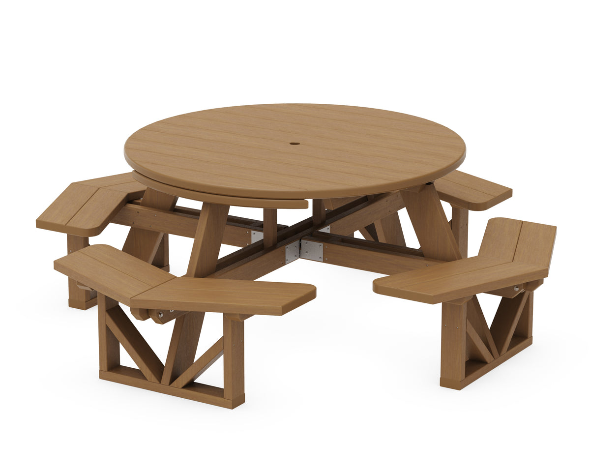 POLYWOOD Park 53" Octagon Table in Natural
