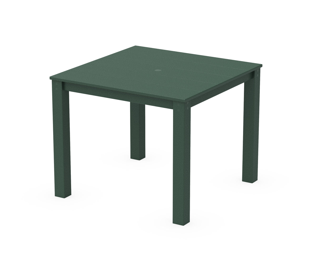 POLYWOOD Parsons 38" X 38" Dining Table in Green