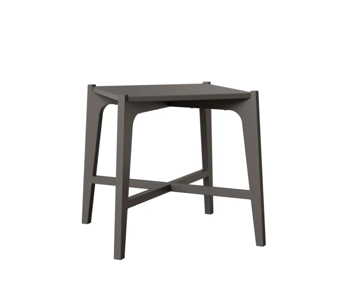 Berlin Gardens MGP Square Side Table in Graphite