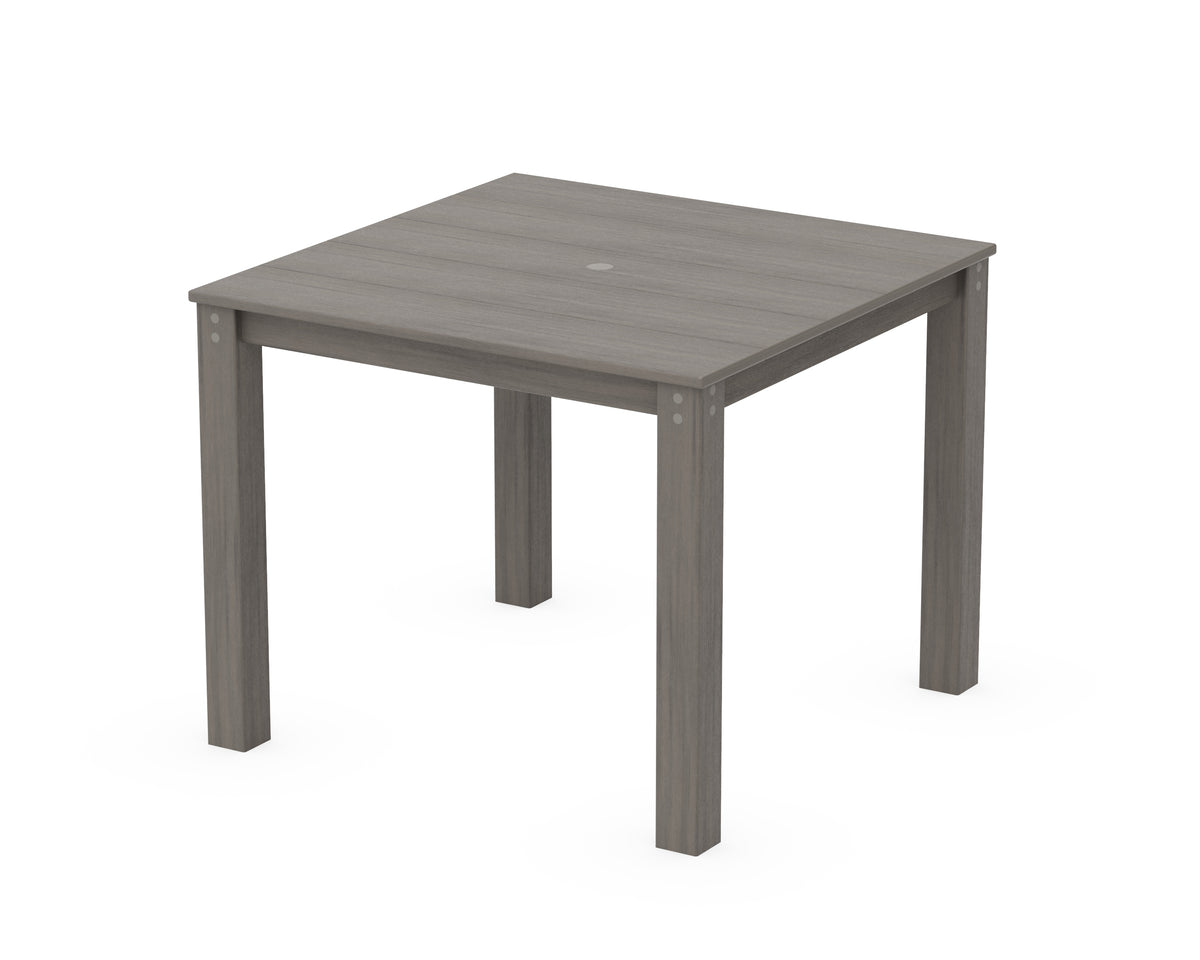 POLYWOOD Parsons 38" X 38" Dining Table in Driftwood