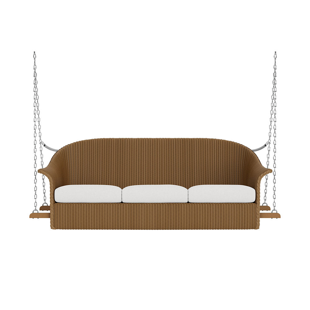 Lloyd Flanders Lloyd Loom 3-Seat Sofa Swing – 1x1 Weave, lifestyle photo 2