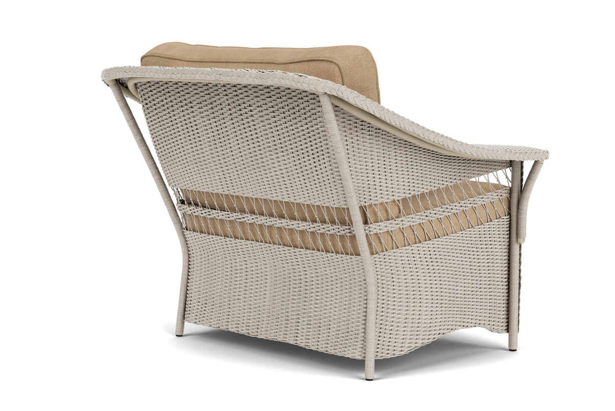 Lloyd Flanders Nantucket Chair and a Half in Linen with Hayden Sand fabric, view 6