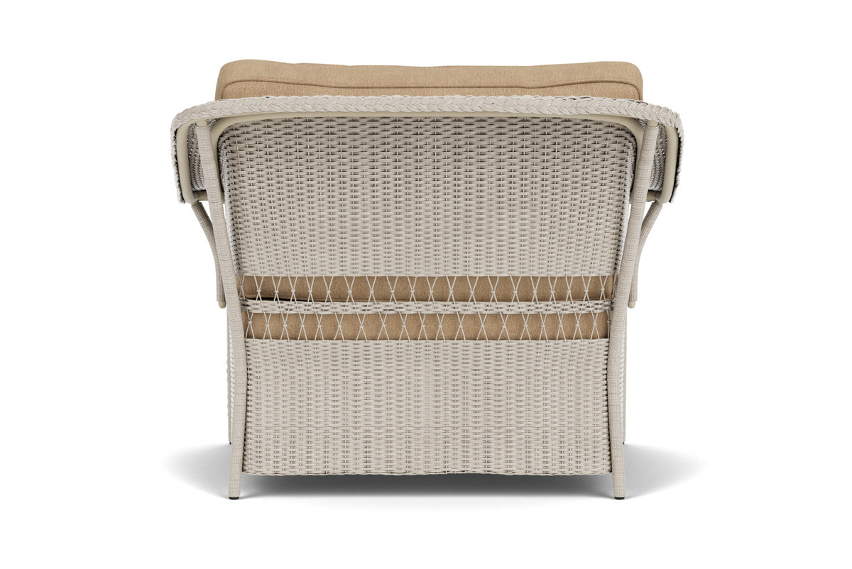 Lloyd Flanders Nantucket Chair and a Half in Linen with Hayden Sand fabric, view 7
