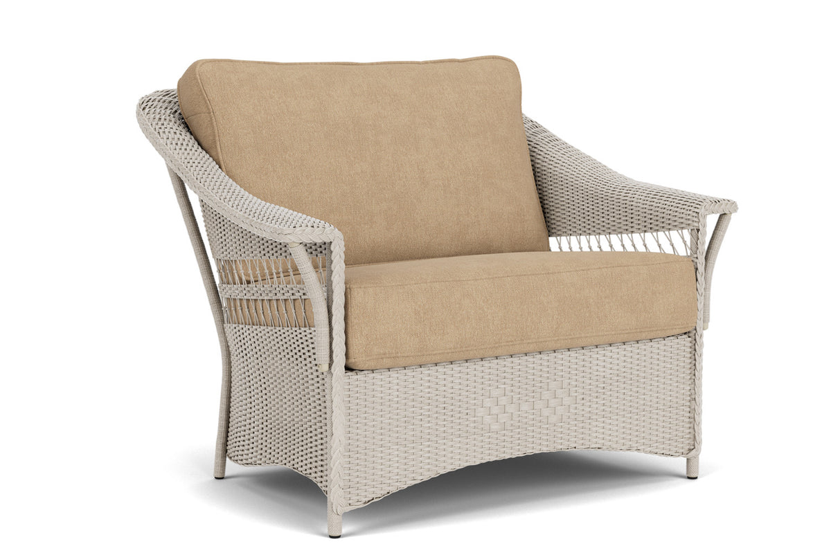 Lloyd Flanders Nantucket Chair and a Half in Linen with Hayden Sand fabric, view 2