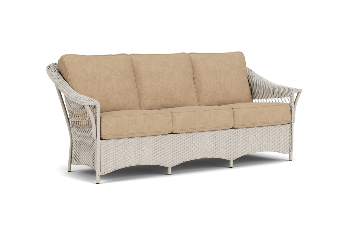 Lloyd Flanders Nantucket Living Room Set in Linen with Hayden Sand fabric, view 2