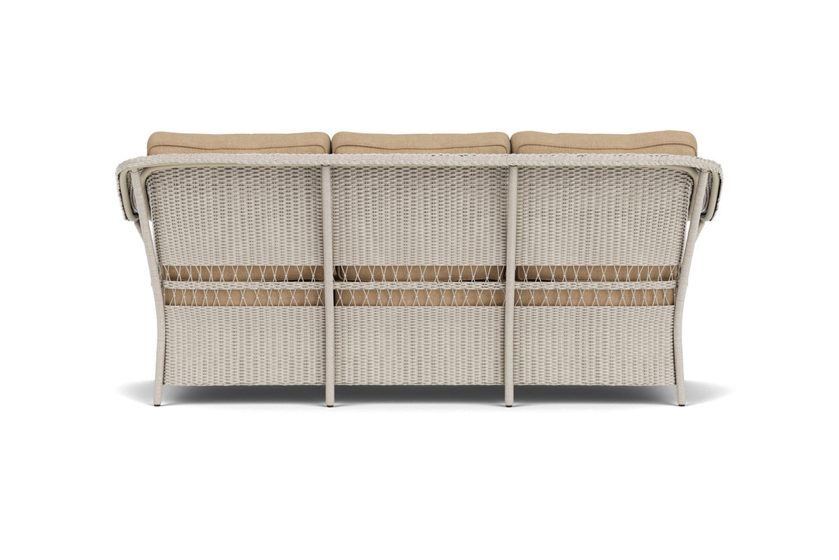 Lloyd Flanders Nantucket Sofa in Linen with Hayden Sand fabric, view 7