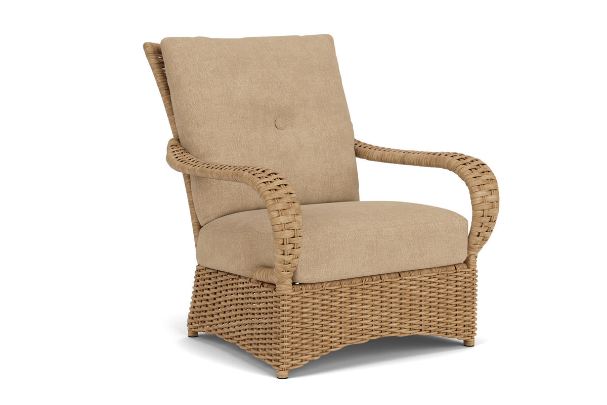 Lloyd Flanders Magnolia Lounge Chair with Hayden Sand fabric, view 2