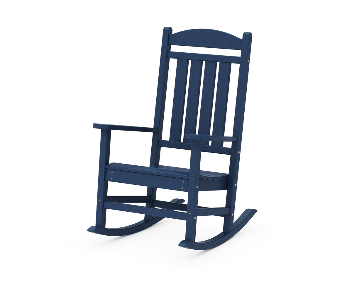 POLYWOOD Presidential Rocking Chair in Navy