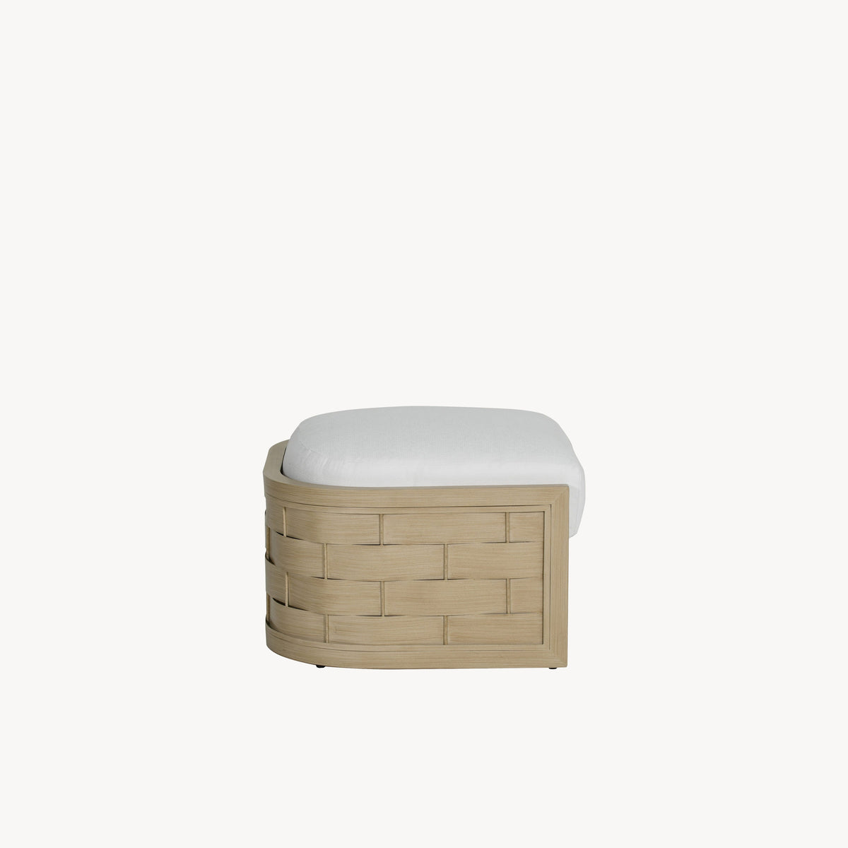 Castelle Biscayne Cushioned Ottoman, view 2
