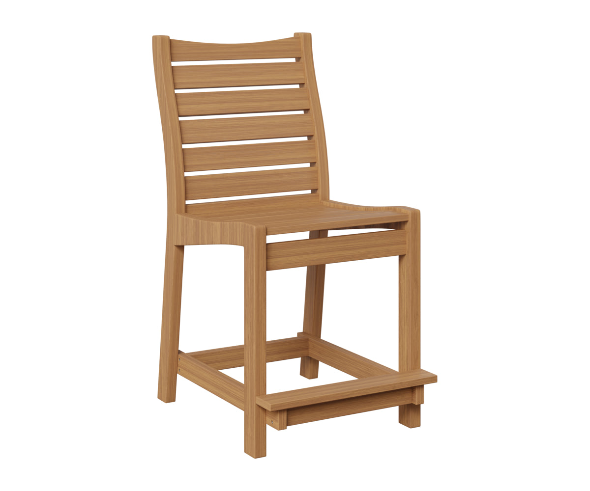 Berlin Gardens Bristol Counter Chair in Natural Teak