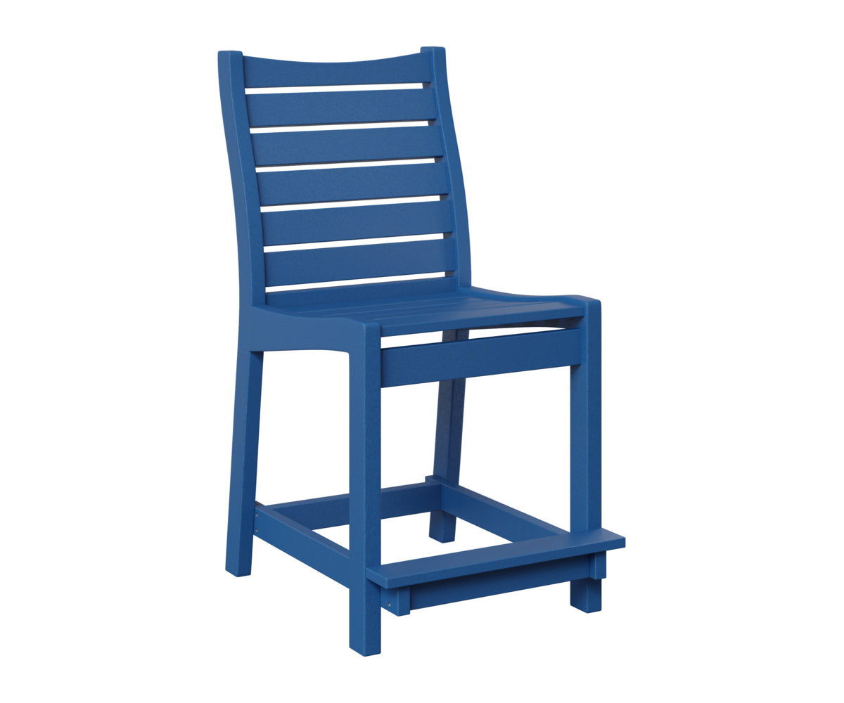 Berlin Gardens Bristol Counter Chair in Pacific Blue