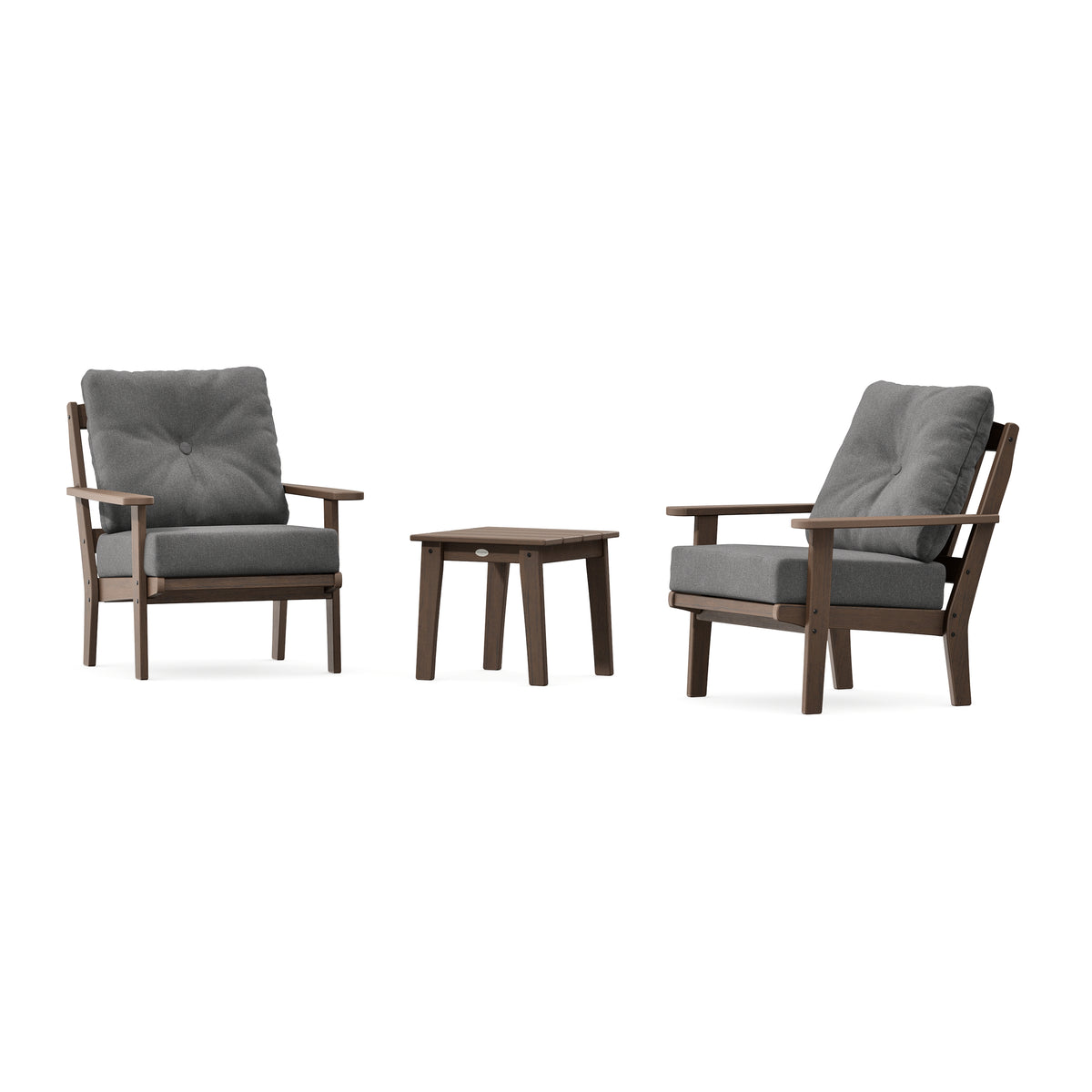 POLYWOOD Mission 3-Piece Deep Seating Set in Kona