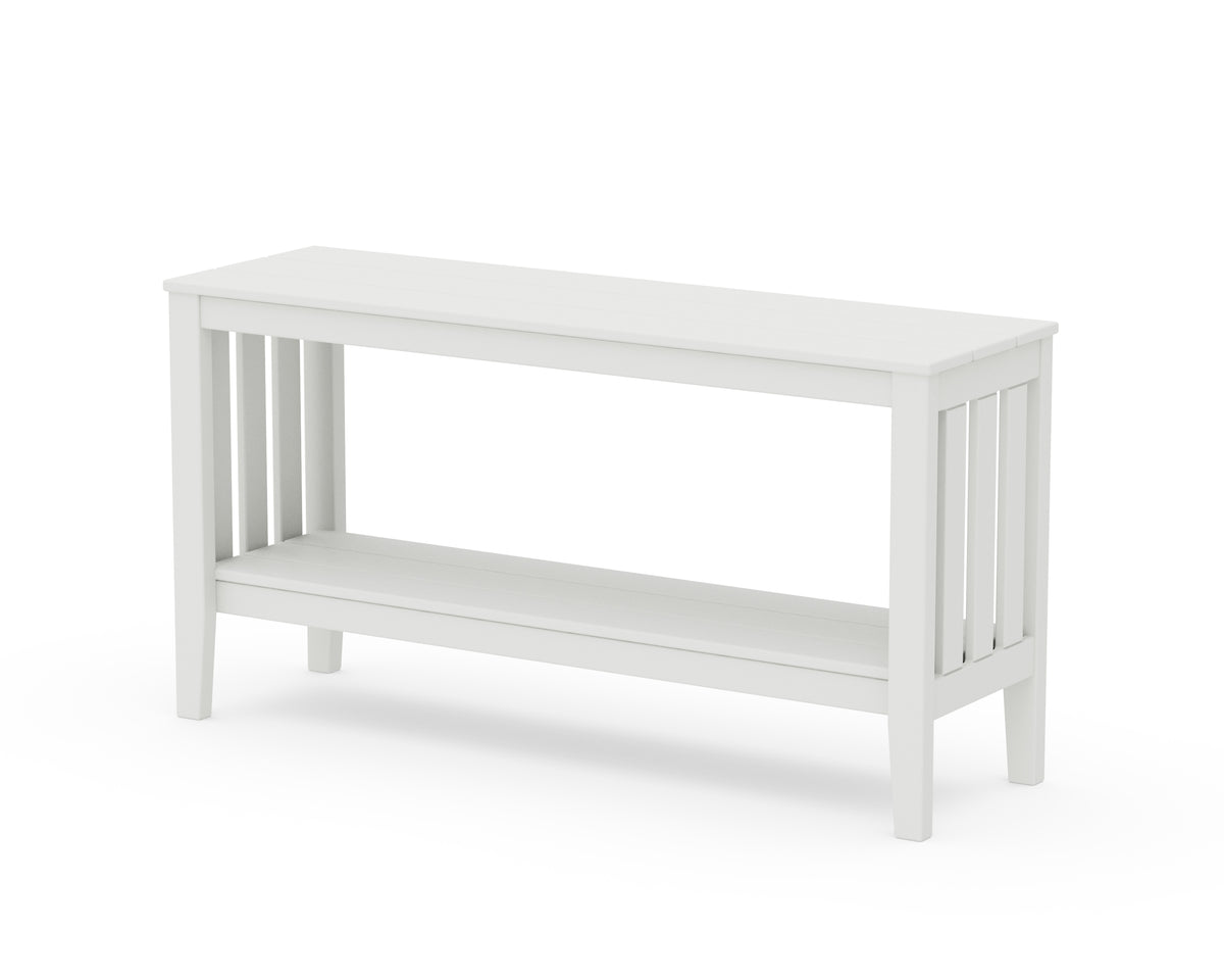 POLYWOOD Acadia 56” Console Table in White