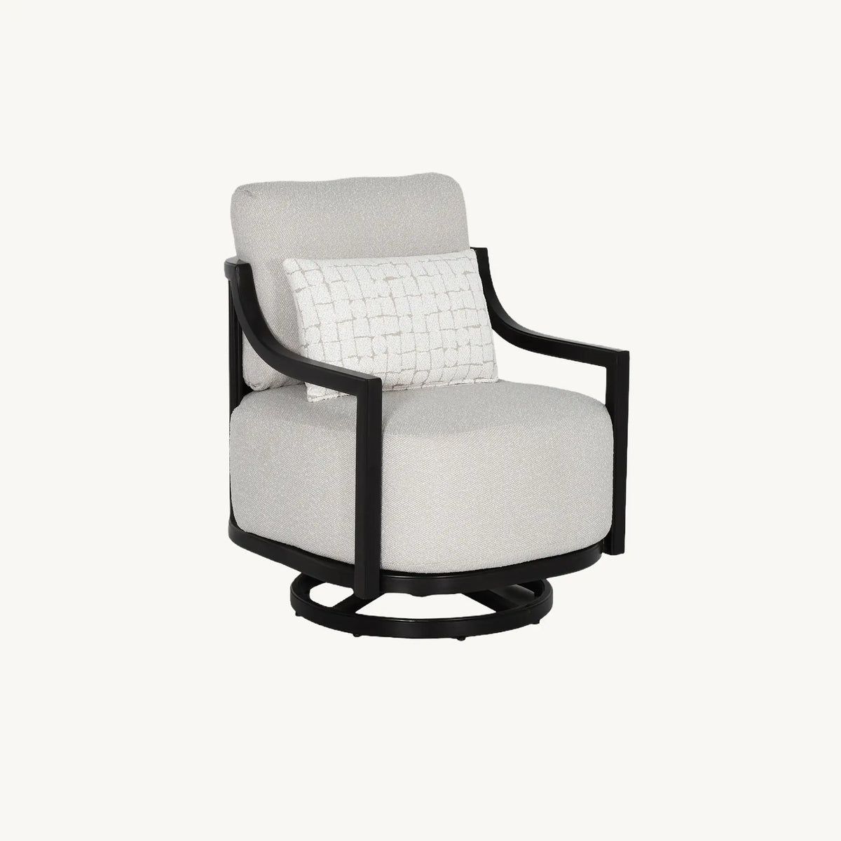 Castelle Samara Cushioned Lounge Swivel Chair, view 3