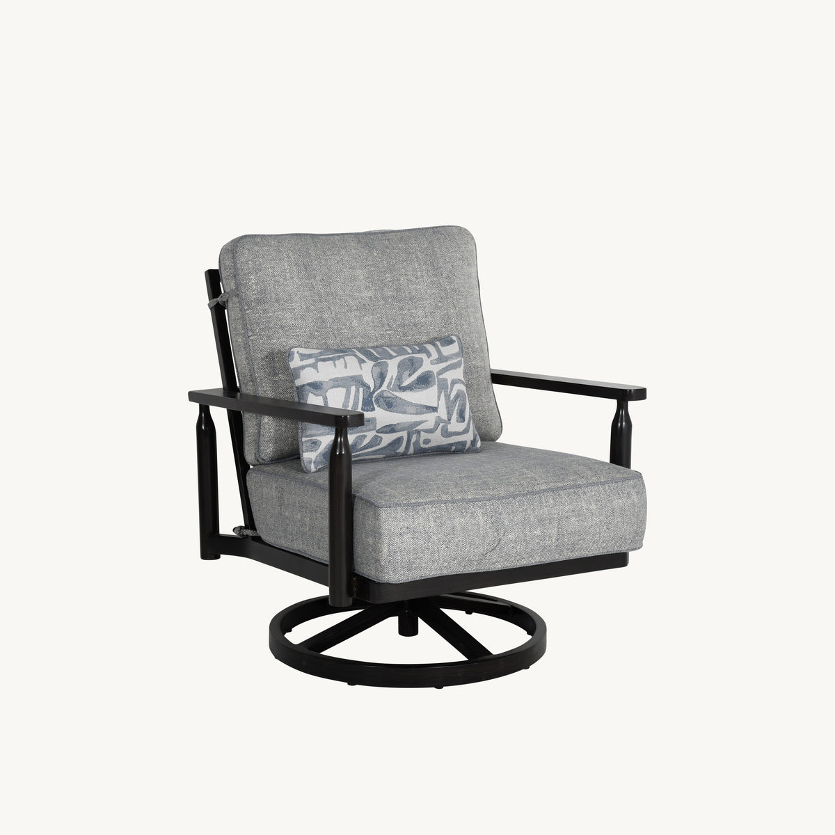 Castelle Holland Cushioned Lounge Swivel Rocker, view 7