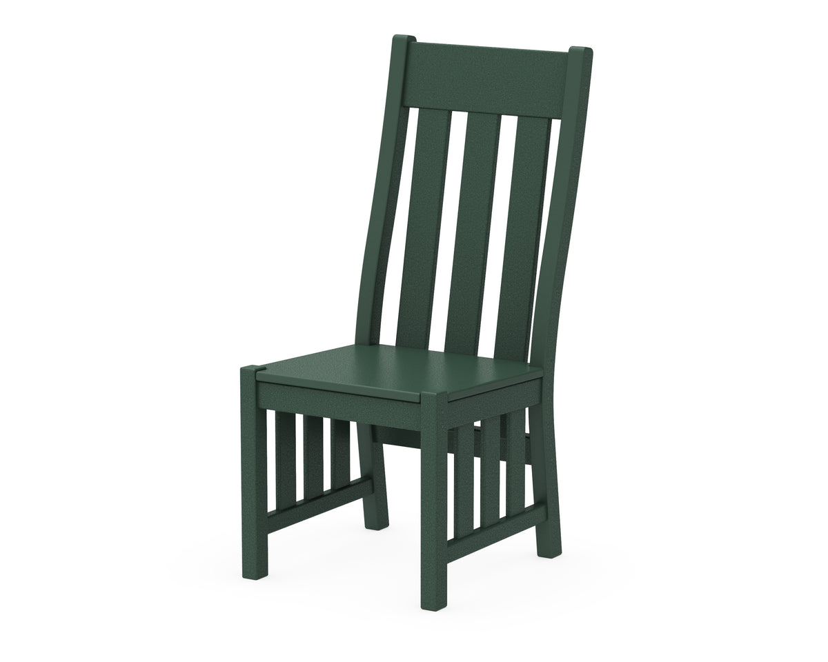 POLYWOOD Acadia Dining Side Chair in Green