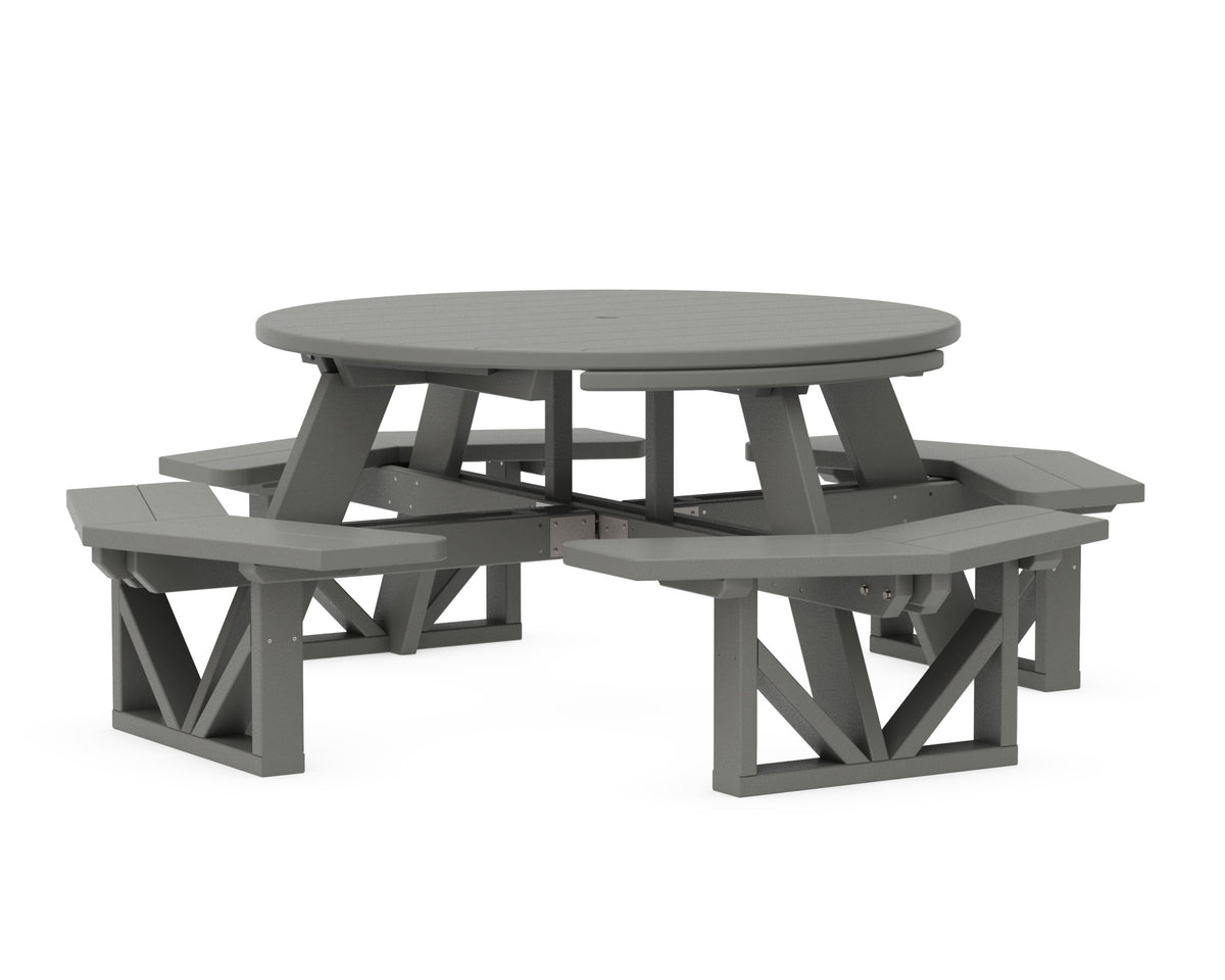 POLYWOOD Park 53" Octagon Table angle view