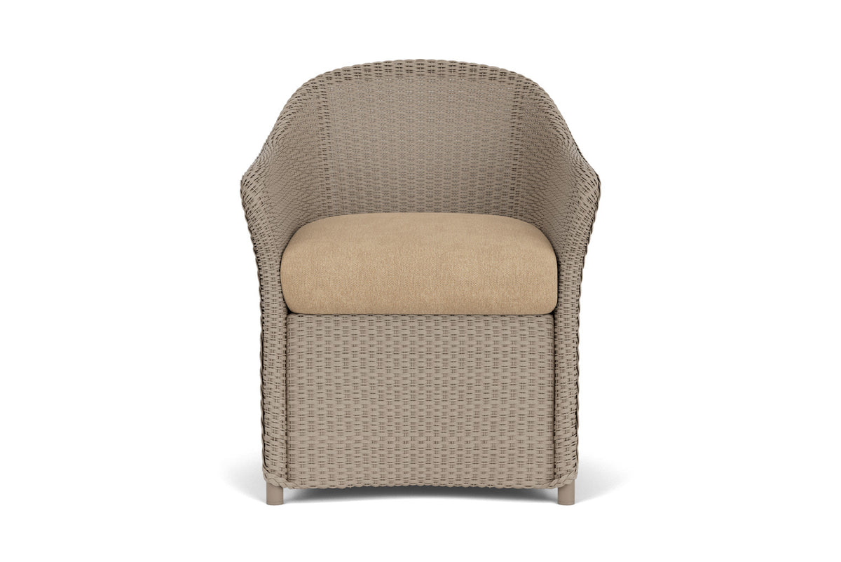 Lloyd Flanders Weekend Retreat Dining Set in French Beige with Hayden Sand fabric