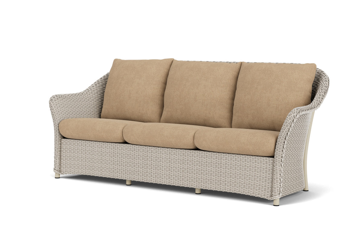 Lloyd Flanders Weekend Retreat Sofa in Linen with Hayden Sand fabric, view 10