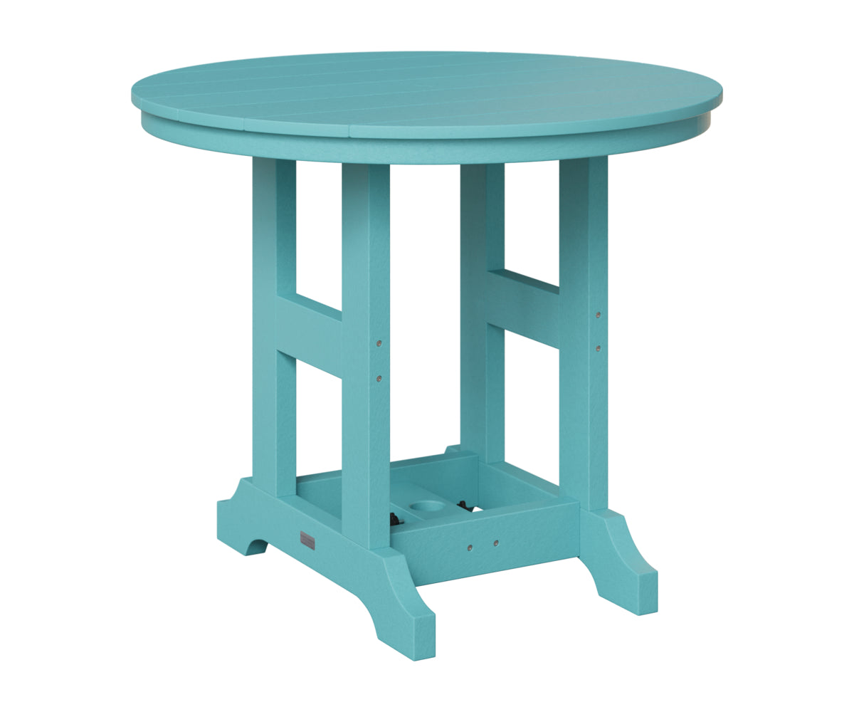 Berlin Gardens Garden Classic 38" Round Table in Aruba Blue
