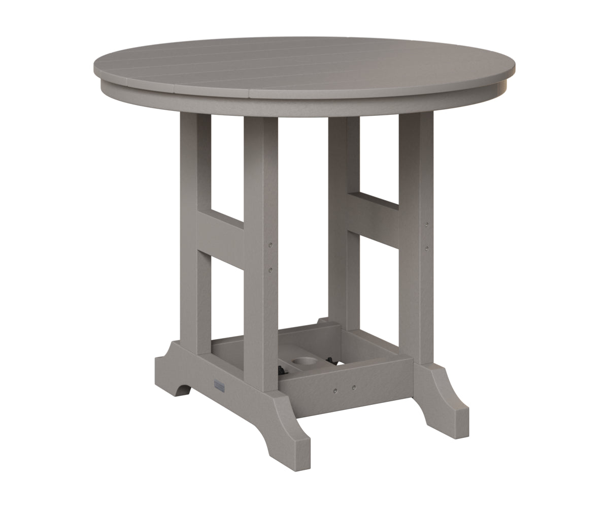 Berlin Gardens Garden Classic 38" Round Table in Light Gray
