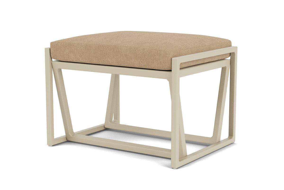 Lloyd Flanders Summit Ottoman in Linen with Hayden Sand fabric, view 10