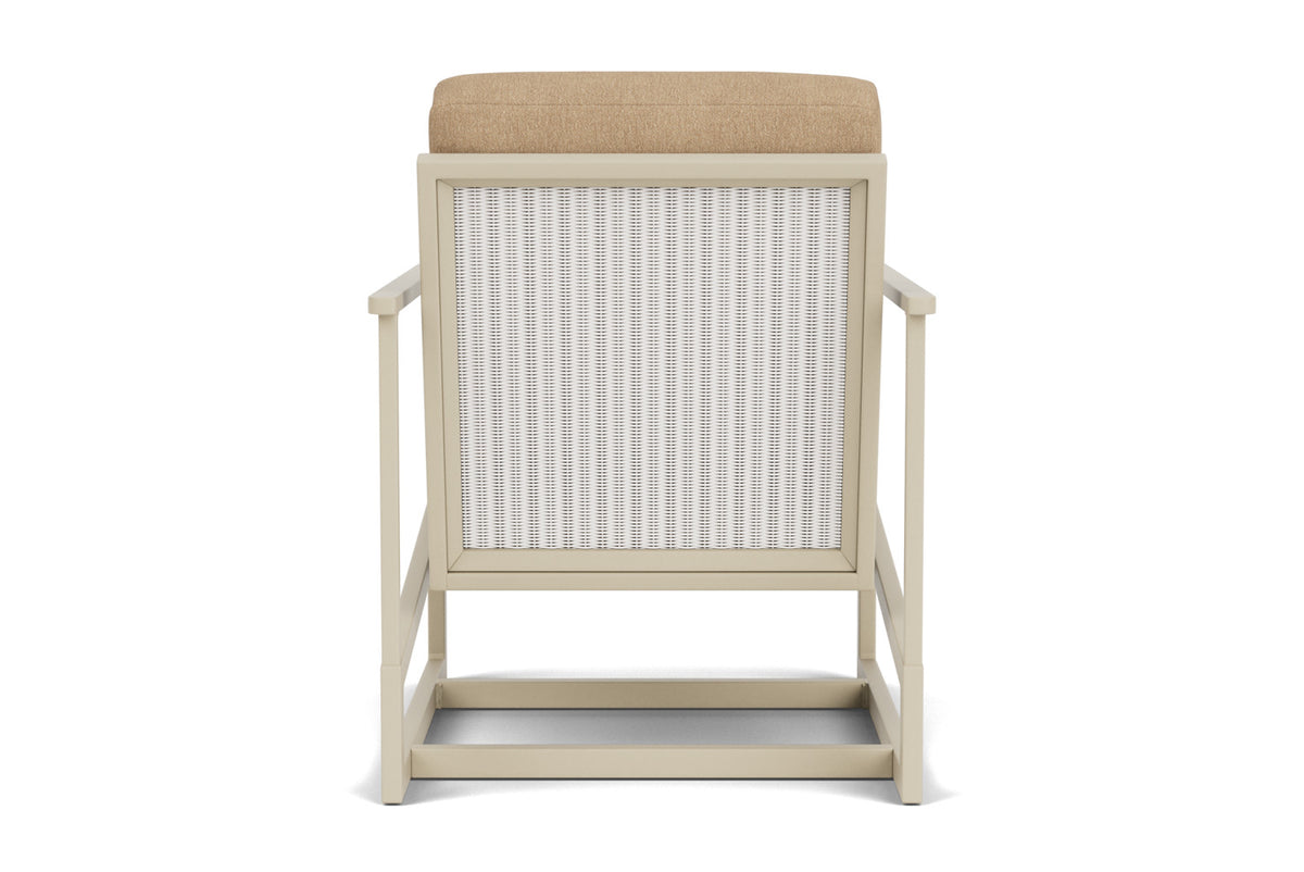 Lloyd Flanders Summit Spring Rocker in Linen with Hayden Sand fabric, view 7