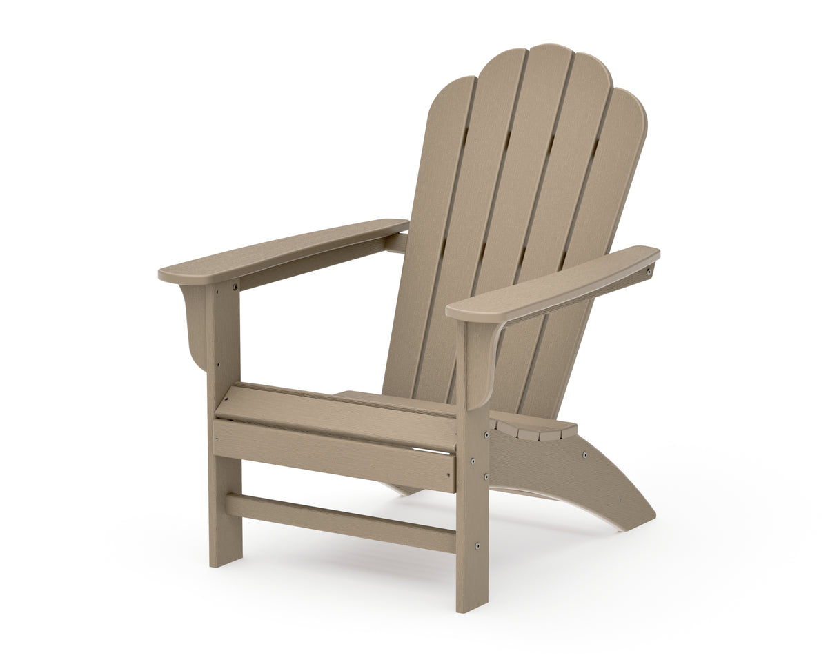 POLYWOOD Cottage Adirondack Chair in Vintage Sahara
