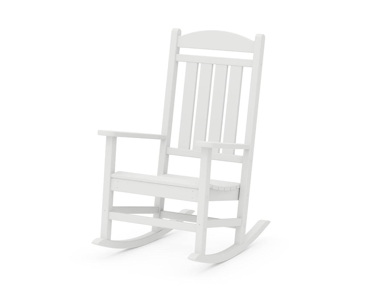 POLYWOOD Presidential Rocking Chair in White