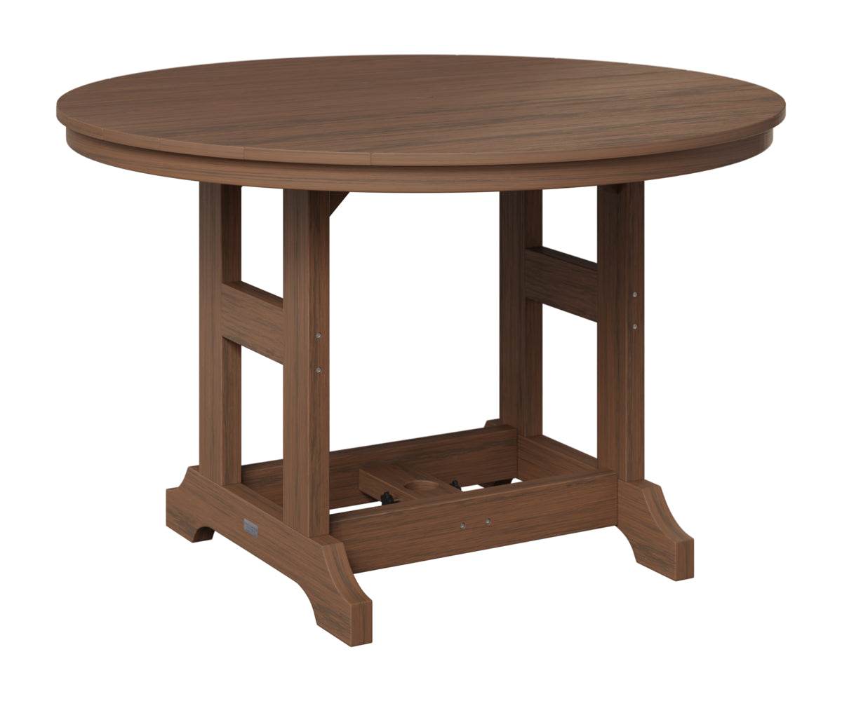 Berlin Gardens Garden Classic 48" Round Table in Brazilian Walnut