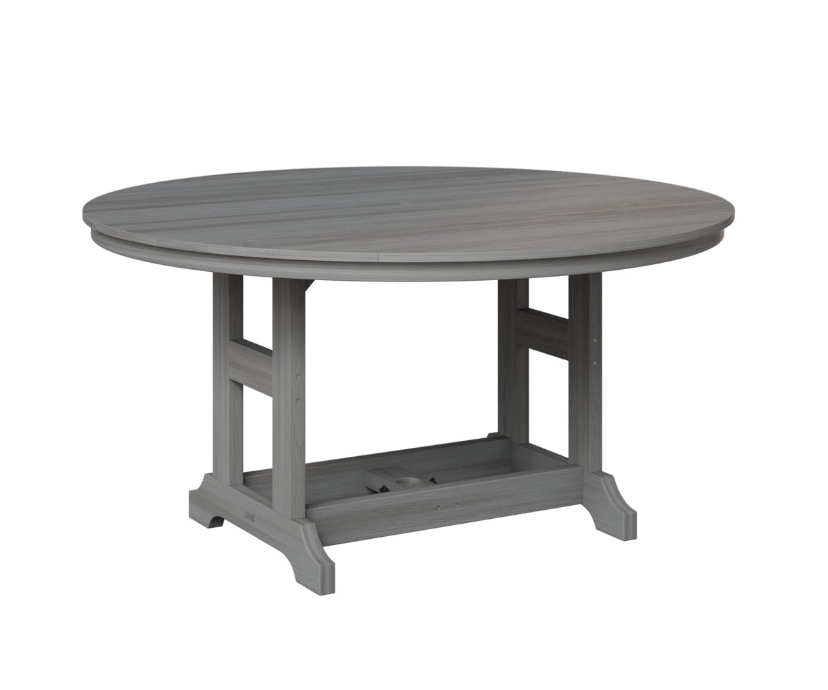 Berlin Gardens Garden Classic 60" Round Table in Driftwood Gray