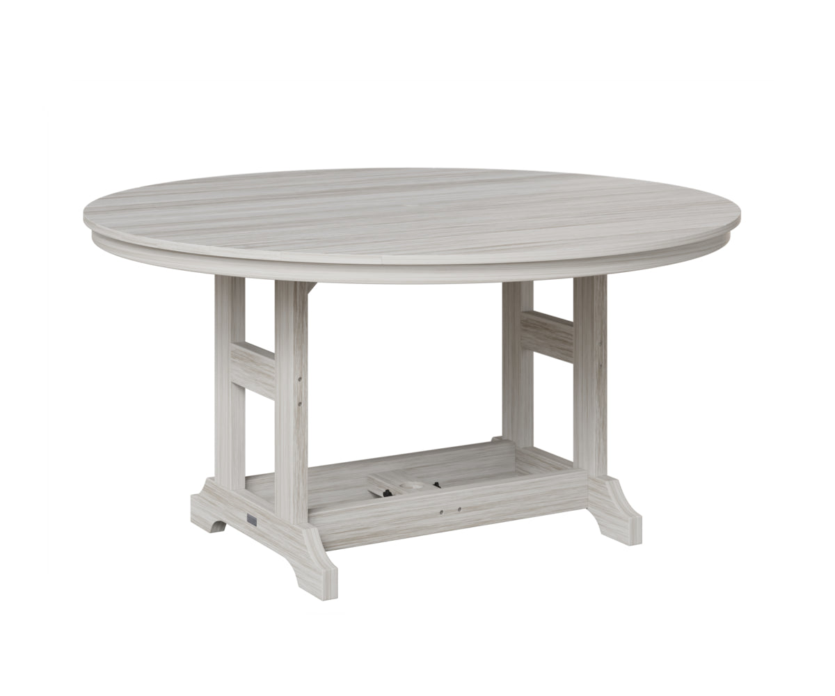 Berlin Gardens Garden Classic 60" Round Table in Seashell