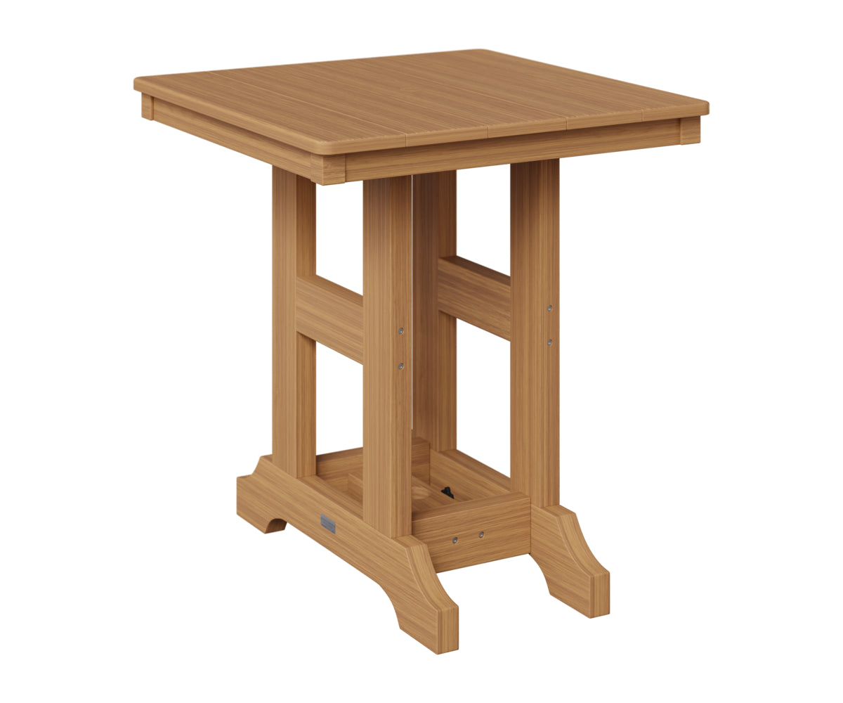 Berlin Gardens Garden Classic 28" Square Table in Natural Teak