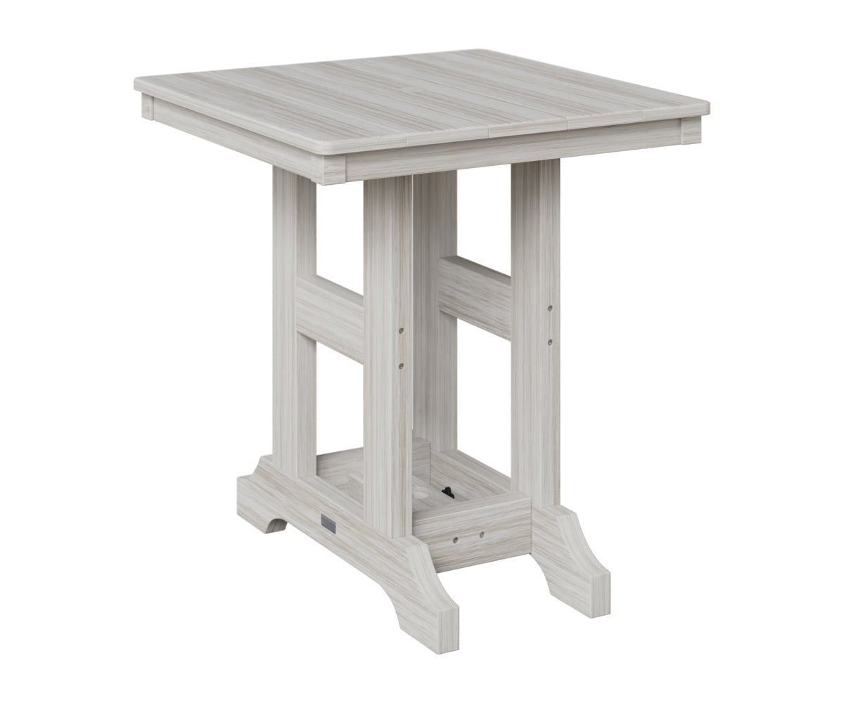 Berlin Gardens Garden Classic 28" Square Table in Seashell
